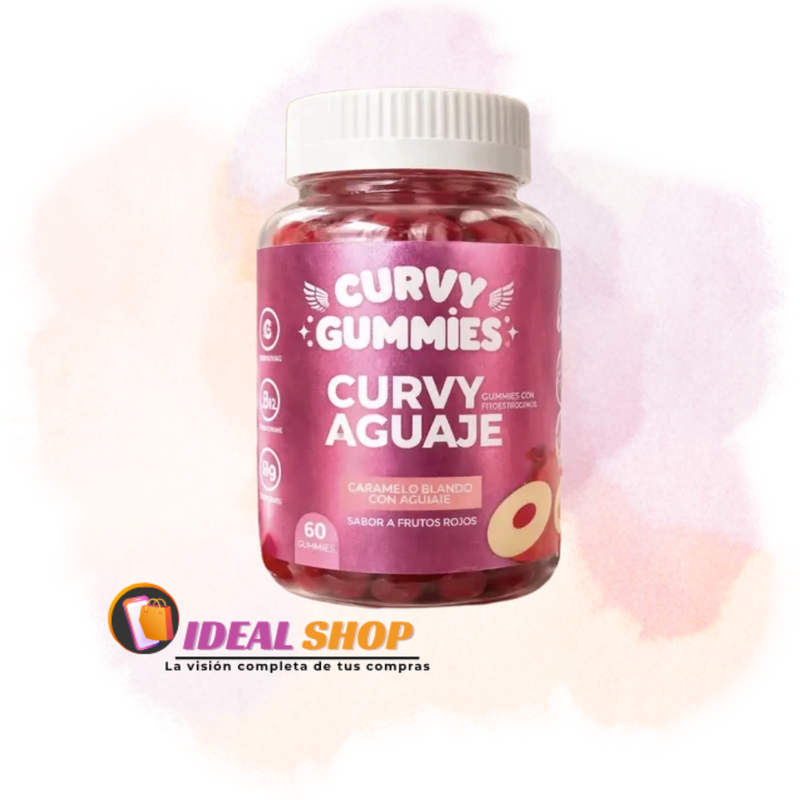 Curvy Gummies 60 - Gomitas de Aguaje
