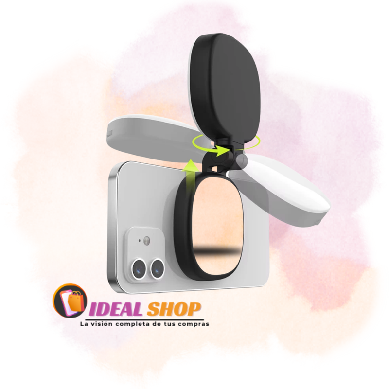 Luz LED de Relleno Magnético con Espejo